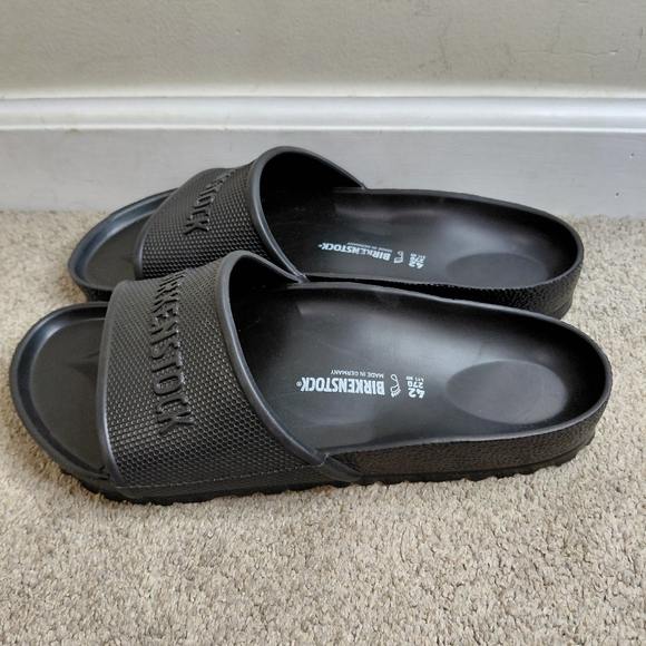 Birkenstock Women Size 42/11 Us Regular Black Slide Sandals - Picture 1 of 7